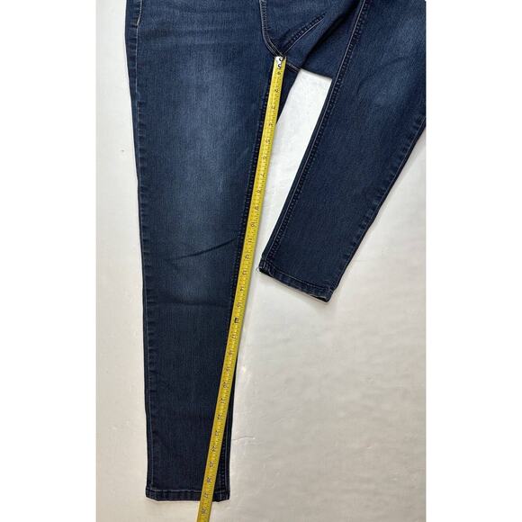 Democracy Ab Technology Skinny Jeans 6 Stretch Denim Slimming Booty Lift *Flaw - Picture 7 of 12